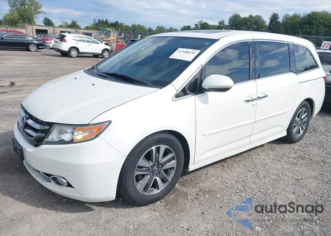 2015 Honda Odyssey Touring/Touring Elite from USA, damaged, VIN 5FNRL5H96FB053827